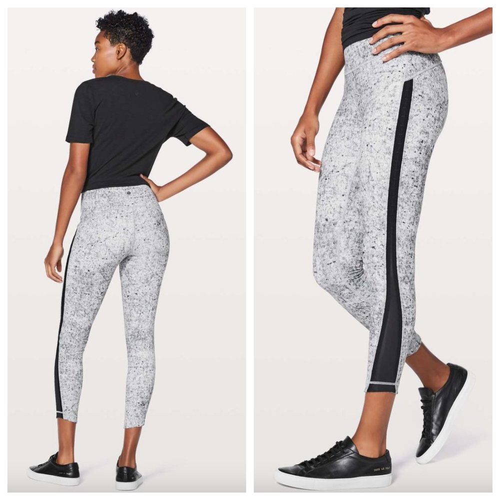 Lululemon Wunder Under Hi-Rise 7/8 Tight (Awaken) 25" Antiqued Alpine Multi Sz 4